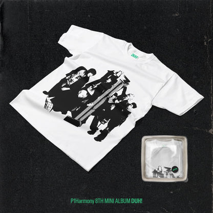 P1Harmony 8th Mini Album – DUH! (Plain White T Ver.) (Limited Edition)