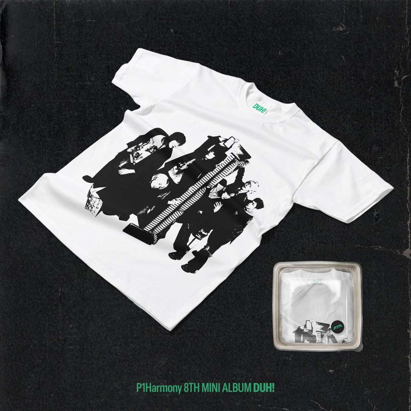 P1Harmony 8th Mini Album – DUH! (Plain White T Ver.) (Limited Edition)