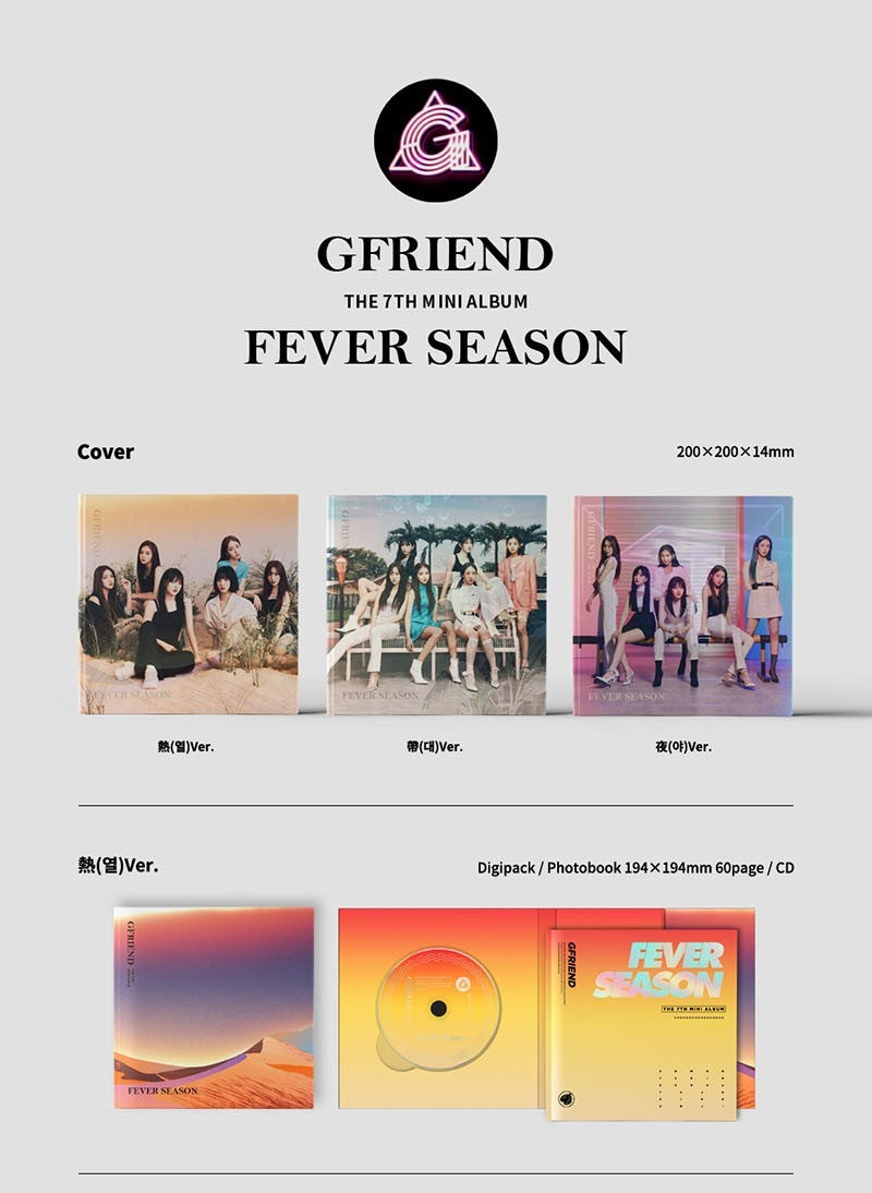 GFRIEND Mini Album Vol. 7 - FEVER SEASON (Random Ver.)