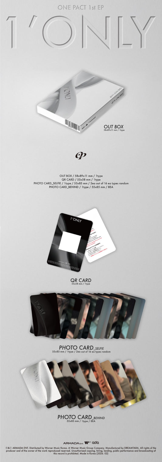 PRE-ORDER: ONE PACT 1st EP - 1’ONLY (Platform Ver.)