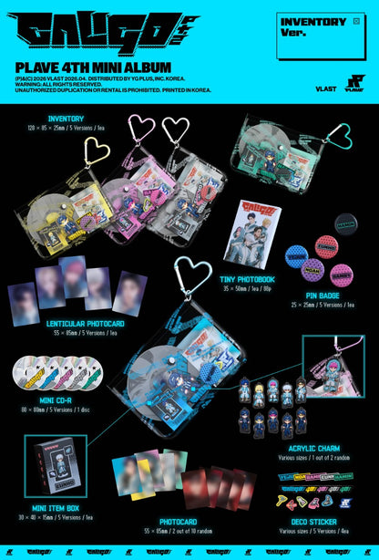 PLAVE 4th Mini Album - Caligo Pt.2 (INVENTORY Ver.) (Random)