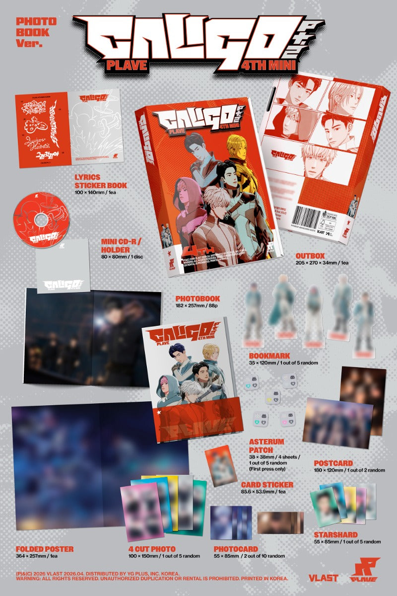 PLAVE 4th Mini Album - Caligo Pt.2 (Photobook Ver.)