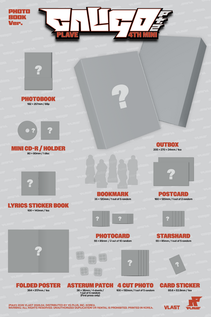 PRE-ORDER: PLAVE 4th Mini Album - Caligo Pt.2 (Photobook Ver.)