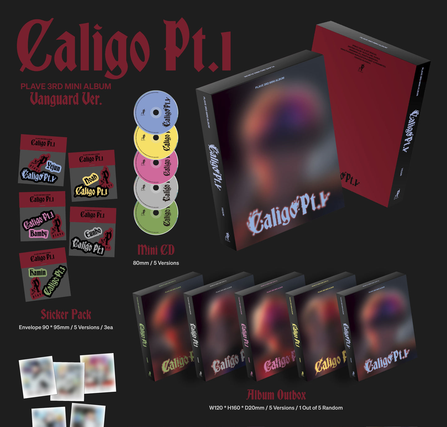 PLAVE 3rd Mini Album – Caligo Pt.1 (Vanguard Ver.) (Random)