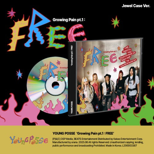 YOUNG POSSE EP – [Growing Pain pt.1 : FREE] (Jewel Case Ver.)