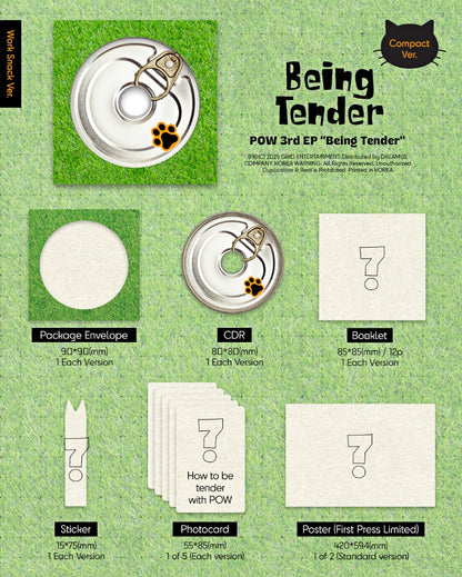 POW 3rd EP – Being Tender (Compact Ver.) (Random)