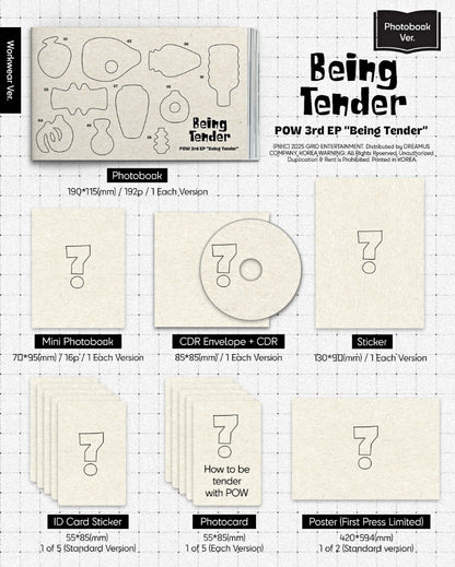 POW 3rd EP – Being Tender (Photobook Ver.) (Random)