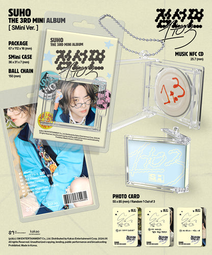 SUHO (EXO) THE 3RD MINI ALBUM – 점선면 (1 to 3) (SMini Ver.)