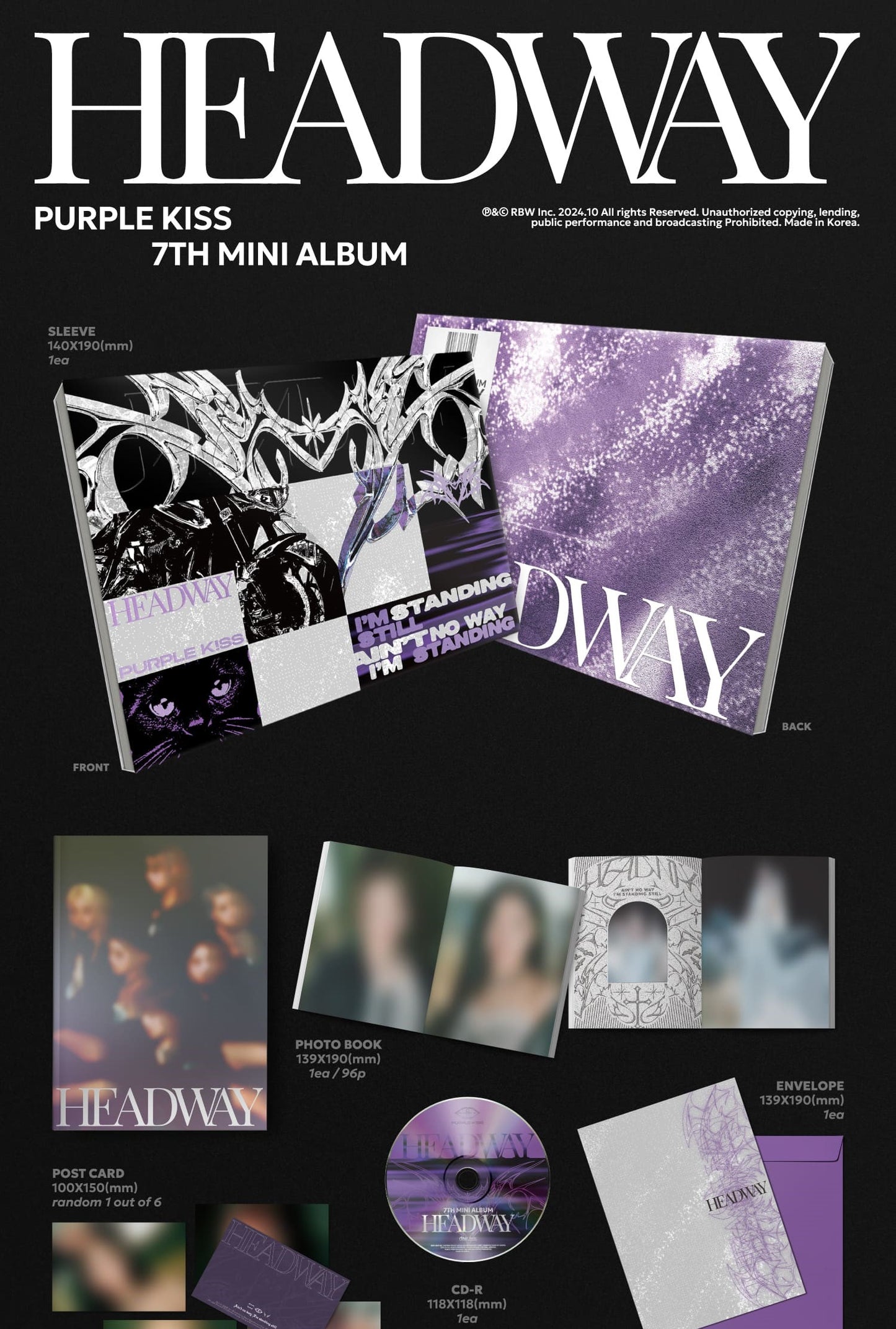 PURPLE KISS 7TH MINI ALBUM – HEADWAY
