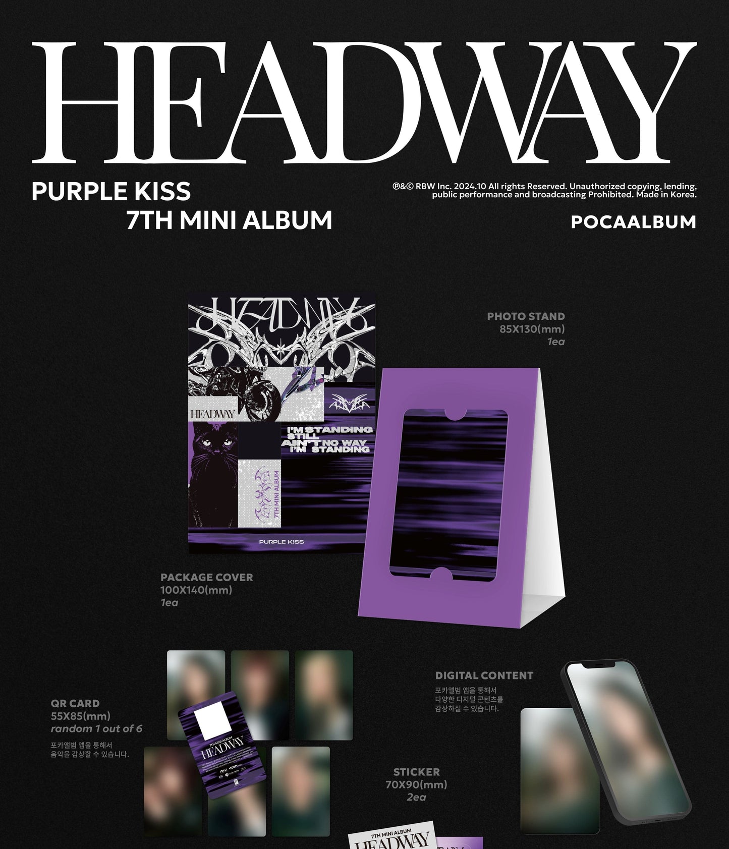 PURPLE KISS 7TH MINI ALBUM – HEADWAY (POCAALBUM)