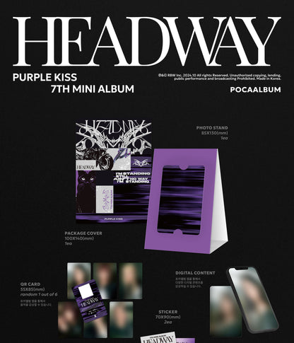 PURPLE KISS 7TH MINI ALBUM – HEADWAY (POCAALBUM)