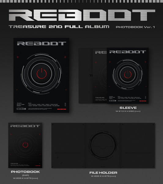 [PRE-OWNED] TREASURE 2ND FULL ALBUM - REBOOT (PHOTOBOOK Ver.)