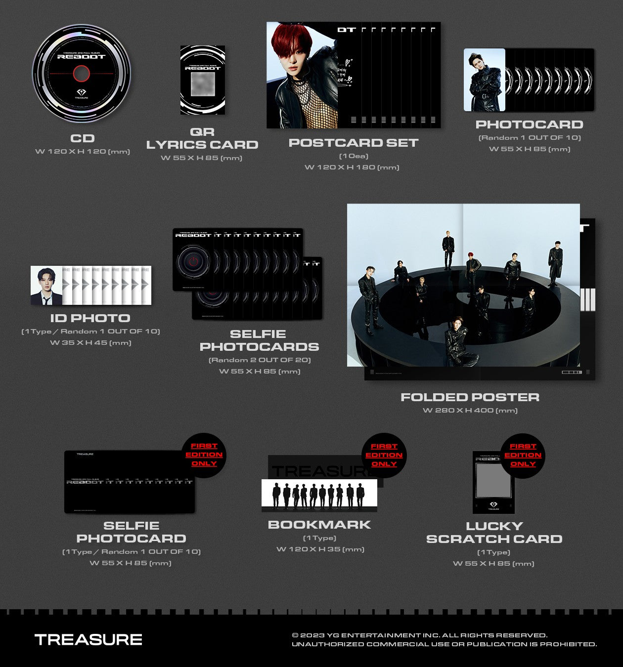 [PRE-OWNED] TREASURE 2ND FULL ALBUM - REBOOT (PHOTOBOOK Ver.)