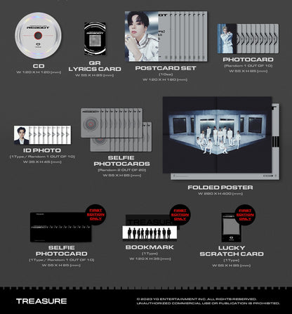 [PRE-OWNED] TREASURE 2ND FULL ALBUM - REBOOT (PHOTOBOOK Ver.)