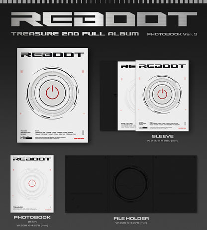 [PRE-OWNED] TREASURE 2ND FULL ALBUM - REBOOT (PHOTOBOOK Ver.)