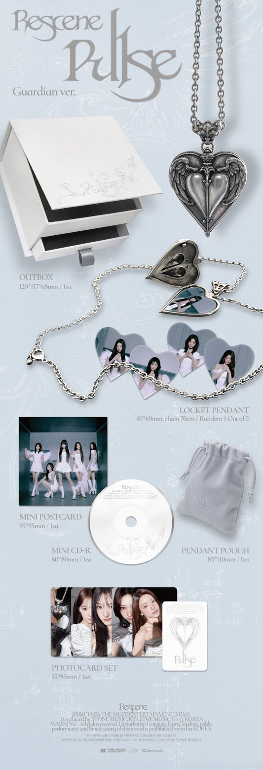 PRE-ORDER: RESCENE 4th Mini Album - PULSE (Guardian Ver.)