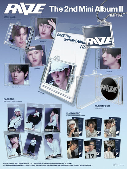 RIIZE The 2nd Mini Album - II (SMini Ver.) (Random)