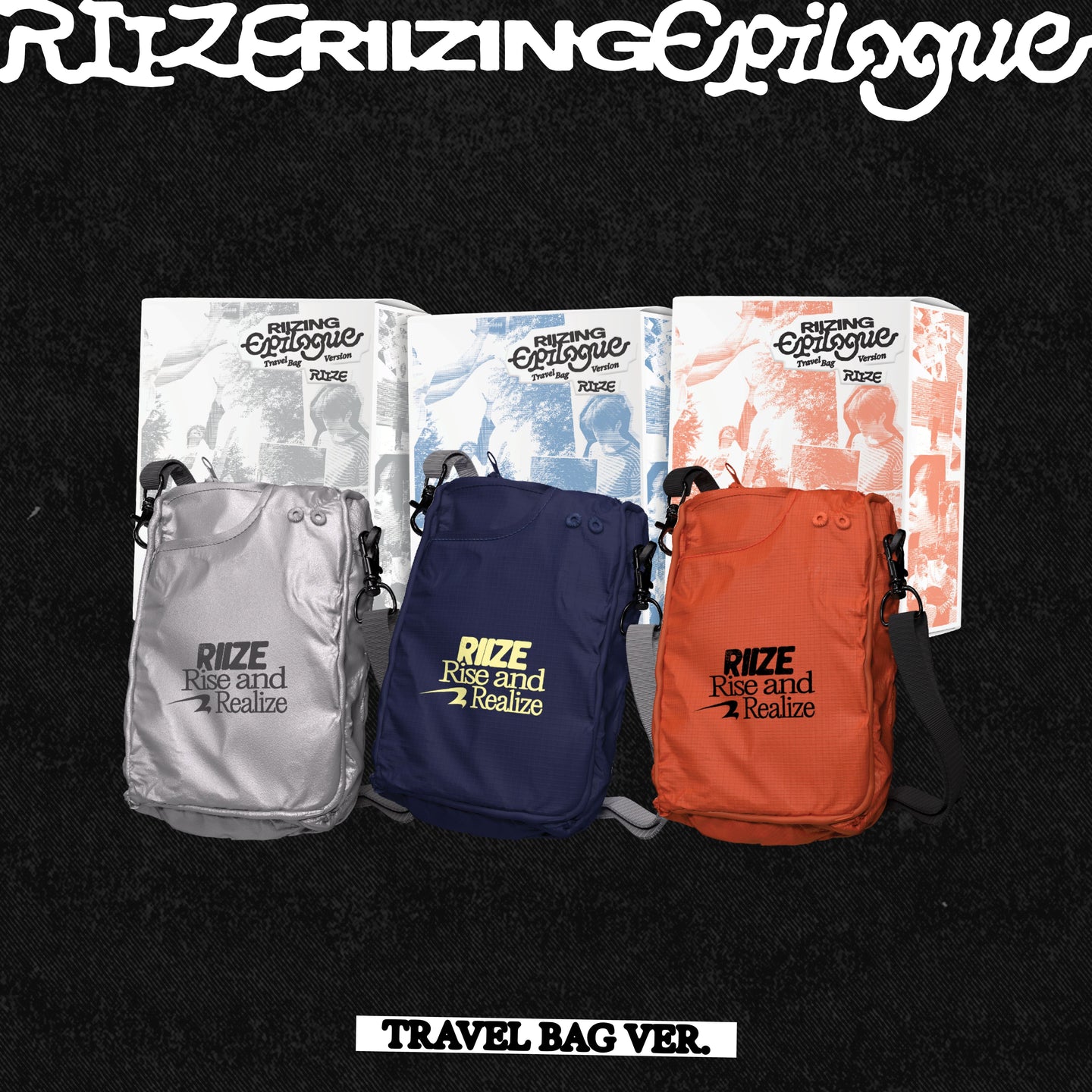 RIIZE The 1st Mini Album – RIIZING : Epilogue (TRAVEL BAG Ver.) (LIMITED EDITION) (Random)