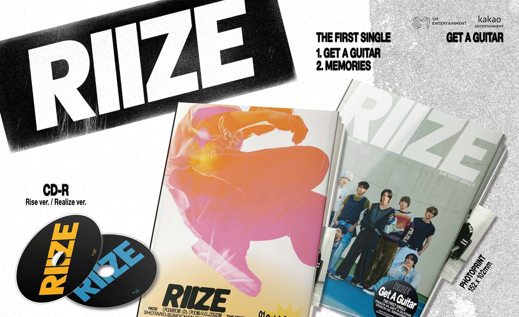 RIIZE Single Album Vol. 1 - Get A Guitar (Random) – K-Pop