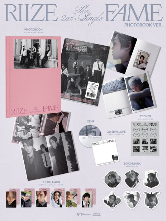 RIIZE The 2nd Single Album - Fame (Photobook Ver.)