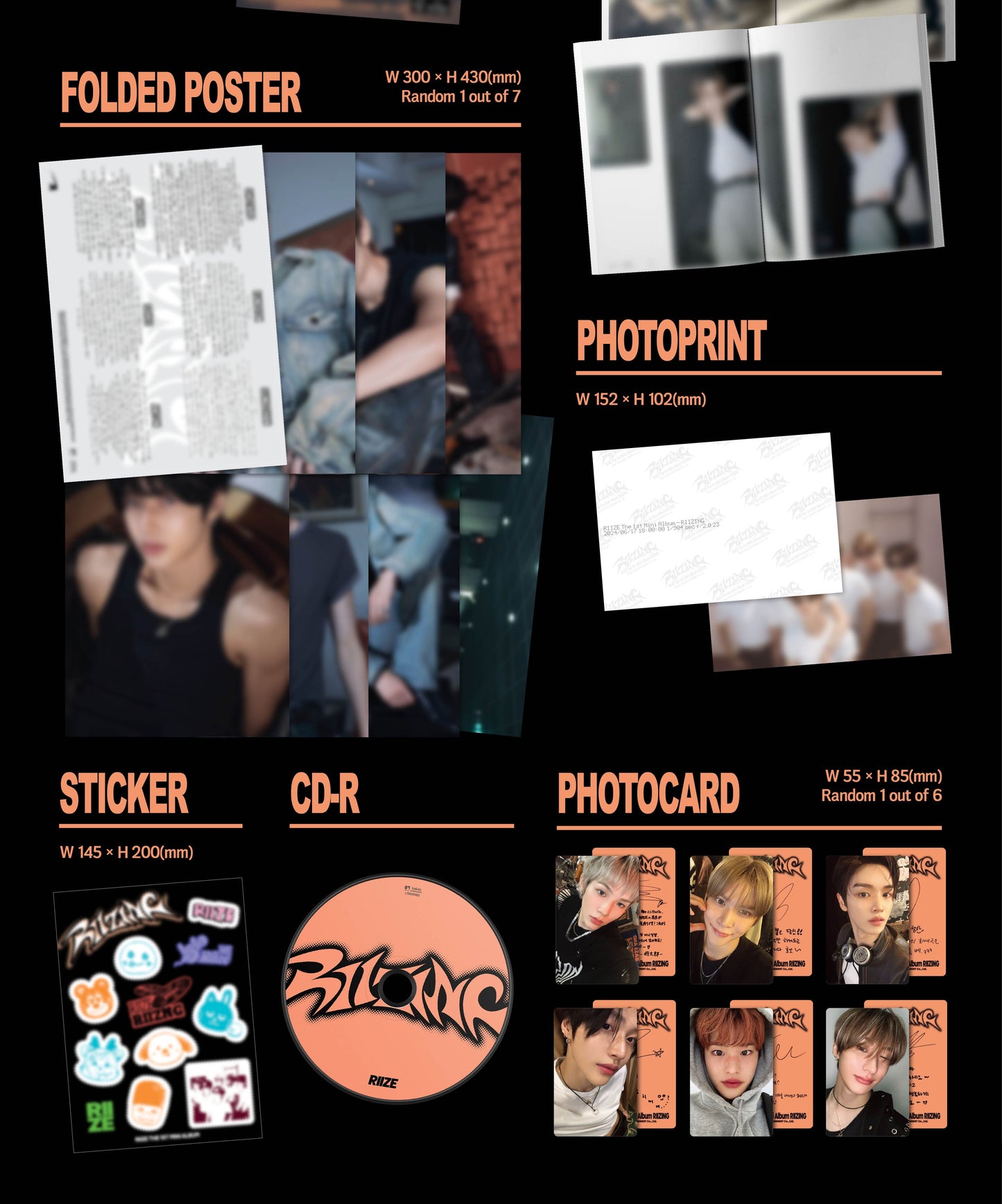 RIIZE The 1st Mini Album – RIIZING (Photo Book Ver.) (Random)