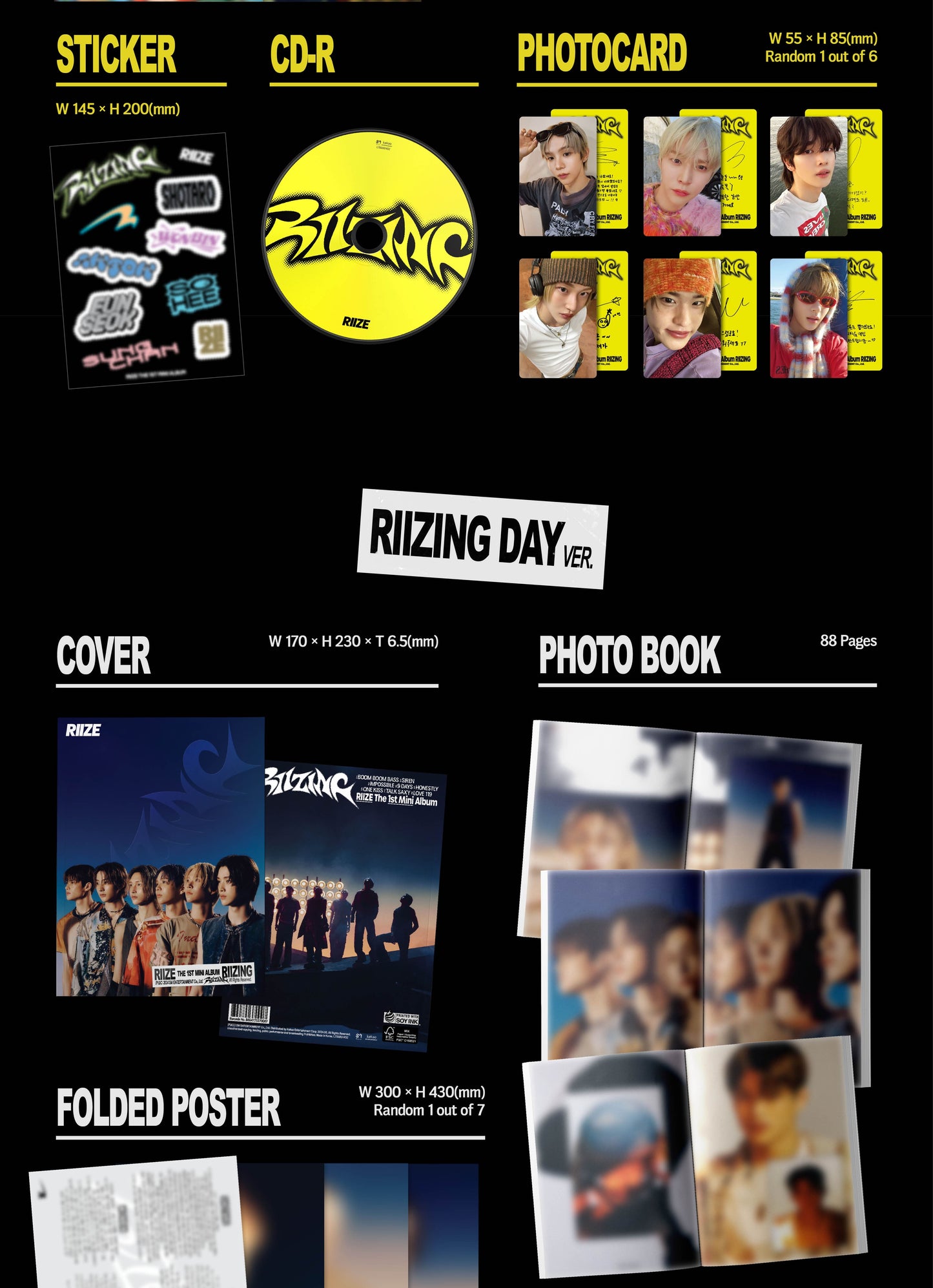 RIIZE The 1st Mini Album – RIIZING (Photo Book Ver.) (Random)