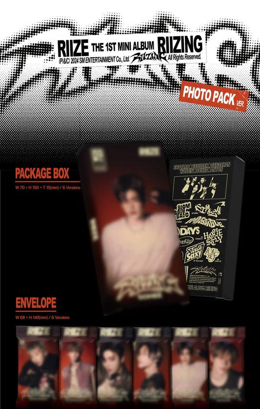 RIIZE The 1st Mini Album – RIIZING (Photo Pack Ver.) (Random)