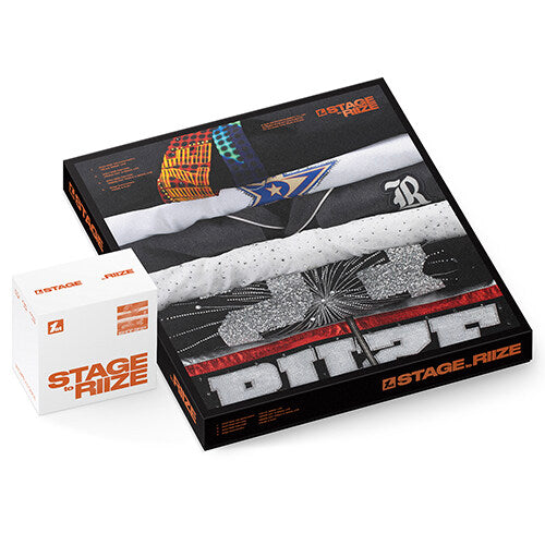 Stage.Riize product packaging with branding on a white background