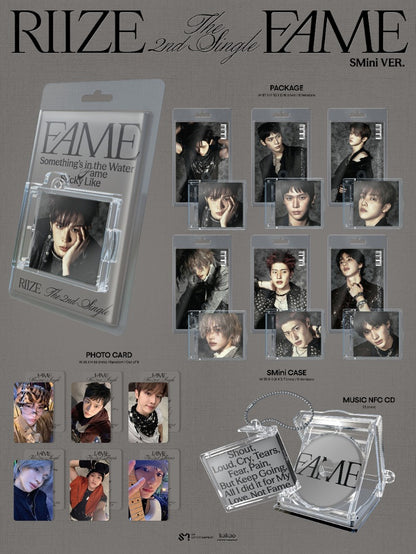 RIIZE The 2nd Single Album - Fame (SMini Ver.) (Smart Album) (Random)