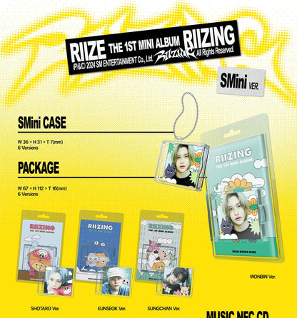 RIIZE The 1st Mini Album – RIIZING (SMini Ver.) (Random)