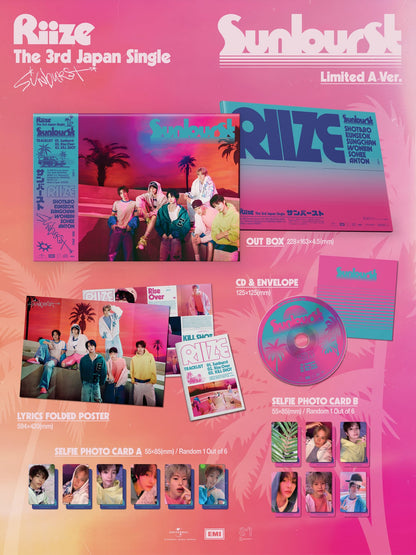 RIIZE 3rd Single Album - Sunburst [Japanese Edition]