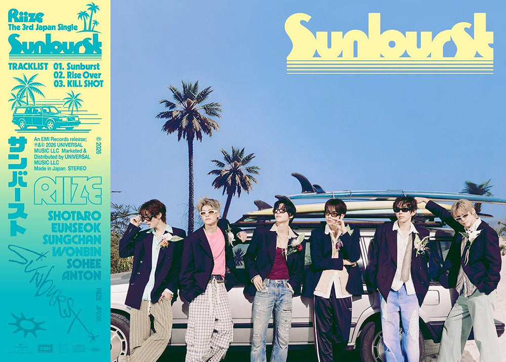 PRE-ORDER: RIIZE 3ed Single Album - Sunburst [Japanese Edition]