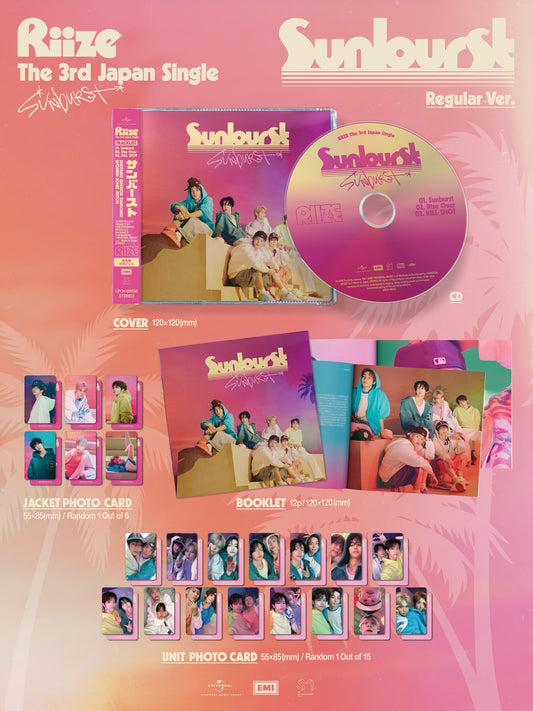 RIIZE 3rd Single Album - Sunburst [Japanese Edition]