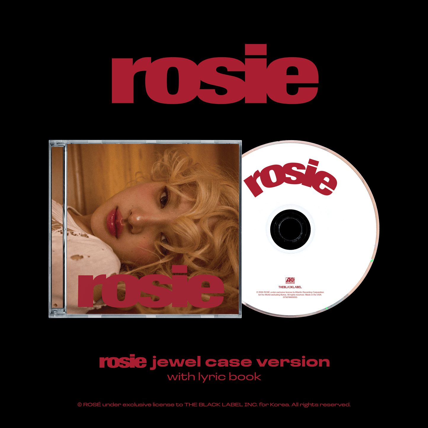 ROSÉ 1st studio album – rosie (JEWEL)