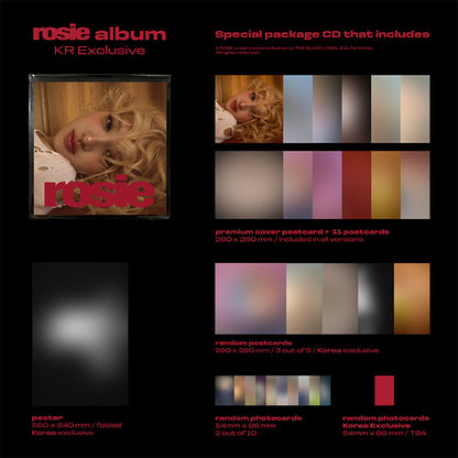 ROSÉ 1st studio album – rosie (KR Exclusive)