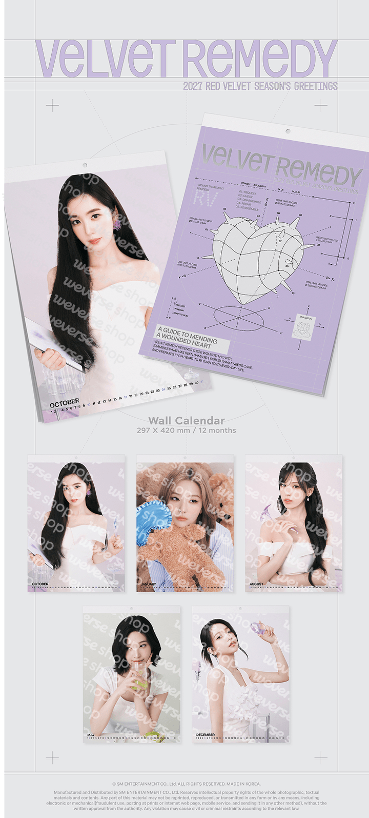PRE-ORDER: Red Velvet – 2027 Season’s Greetings - Velvet Remedy