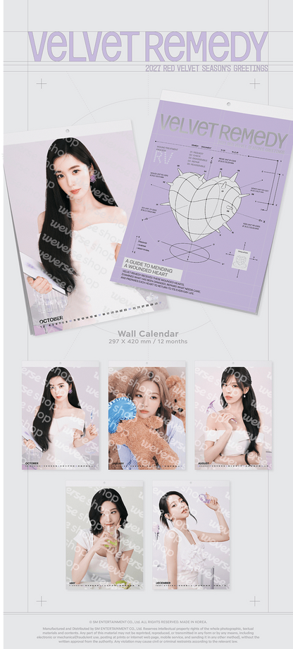 PRE-ORDER: Red Velvet – 2027 Season’s Greetings - Velvet Remedy