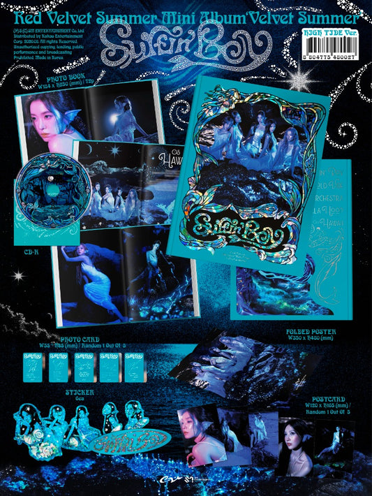 PRE-ORDER: Red Velvet Summer Mini Album - Velvet Summer (High Tide Ver.)