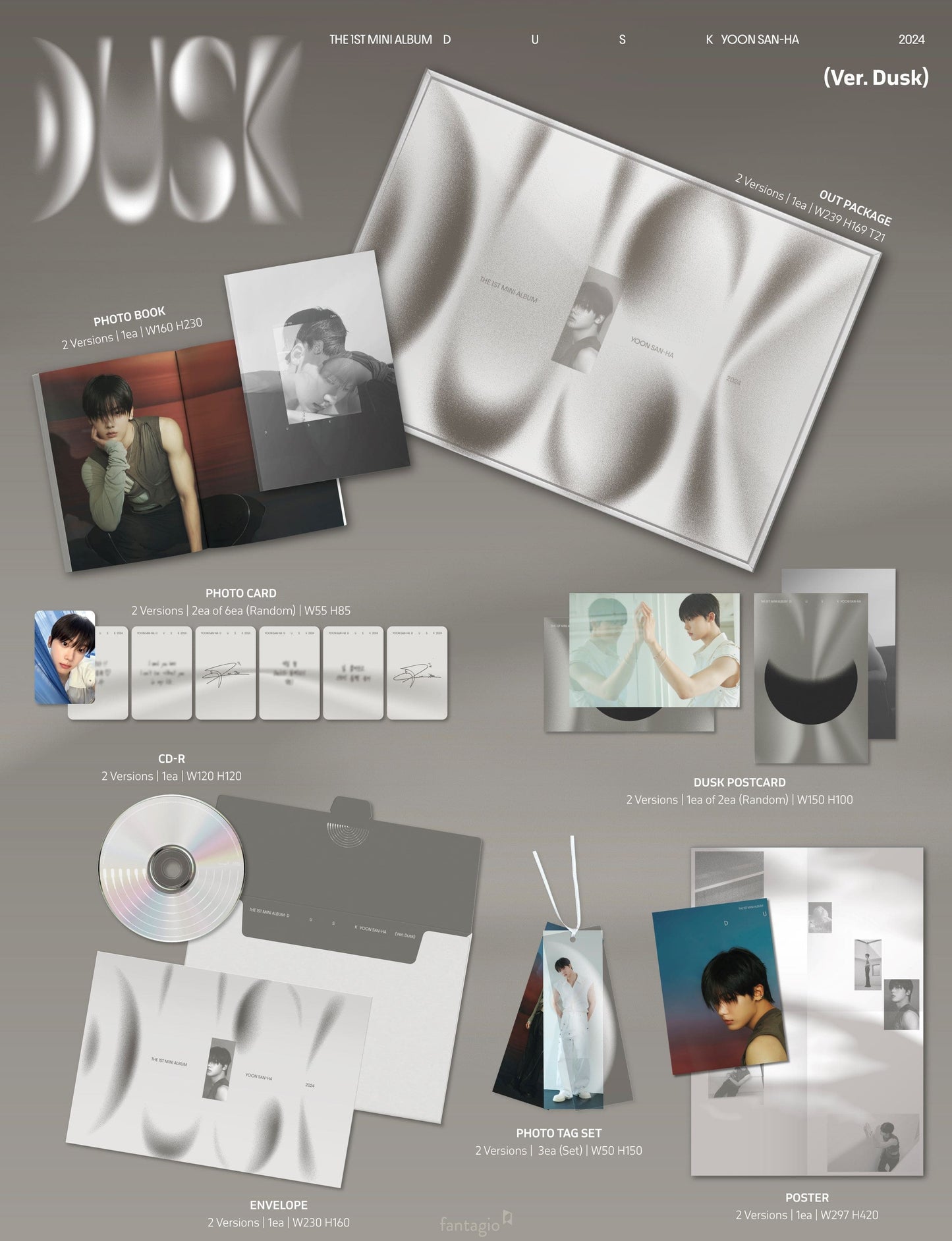 YOON SAN-HA THE 1ST MINI ALBUM – DUSK