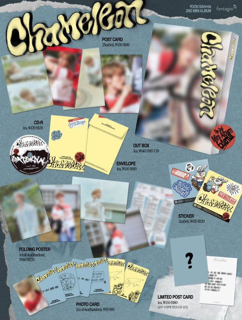 YOON SANHA 2nd Mini Album – CHAMELEON (Random)