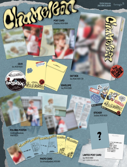 YOON SANHA 2nd Mini Album – CHAMELEON (Random)