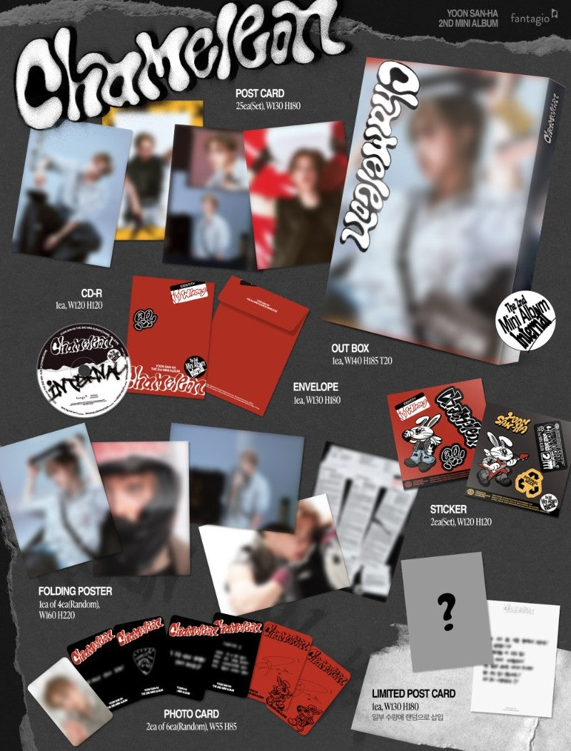 YOON SANHA 2nd Mini Album – CHAMELEON (Random)