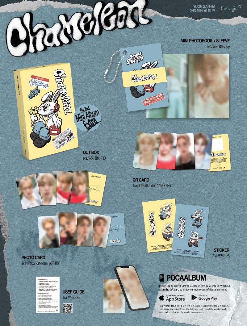 YOON SANHA 2nd Mini Album – CHAMELEON (POCA Album)