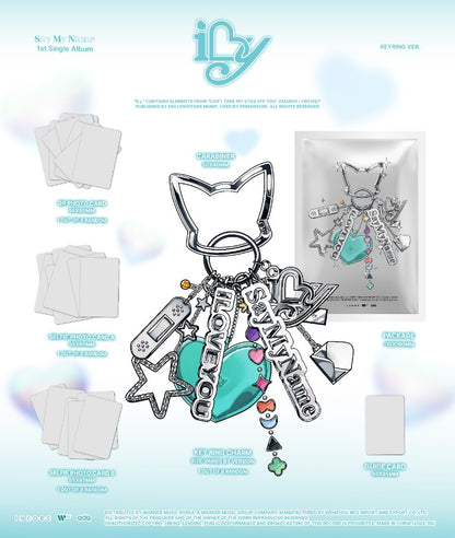 SAY MY NAME 1st Single Album – iLy (Keyring Ver.)