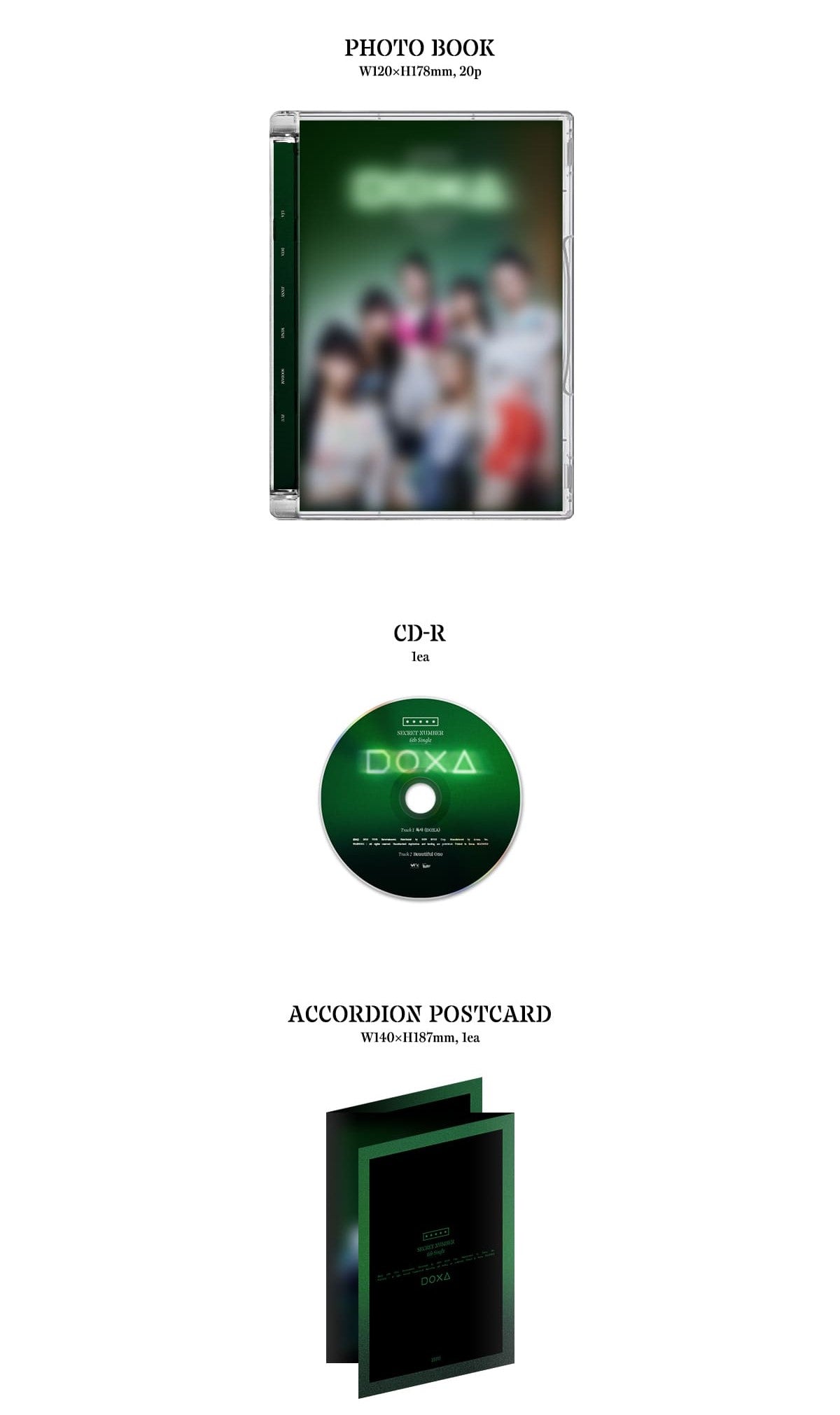 SECRET NUMBER Single Album Vol. 6 - DOXA