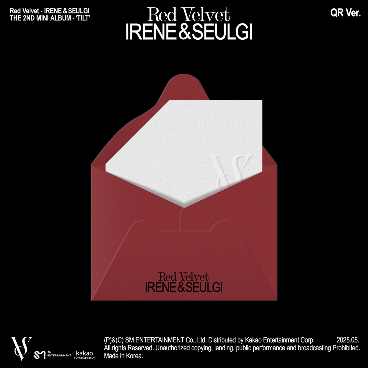 Red Velvet – IRENE & SEULGI 2nd Mini Album – TILT (QR Ver.) (Smart Album)