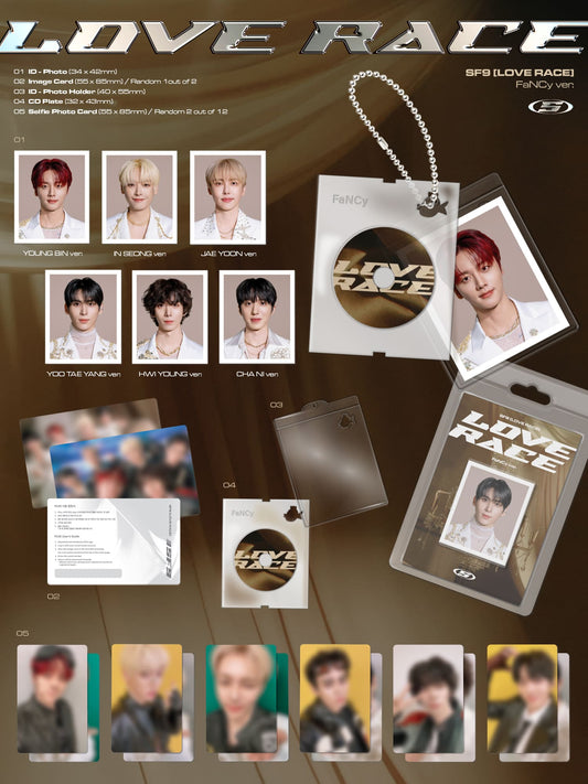 SF9 15th Mini Album – LOVE RACE (FaNCy Ver.) (PLVE) (Random)