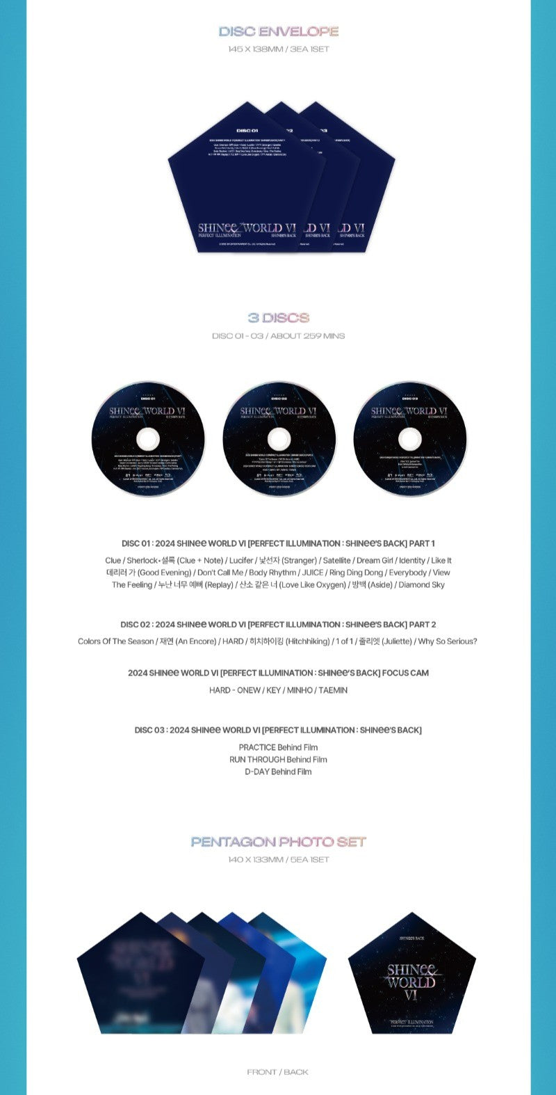 SHINee – SHINee WORLD VI [PERFECT ILLUMINATION : SHINee’S BACK] BLU-RAY