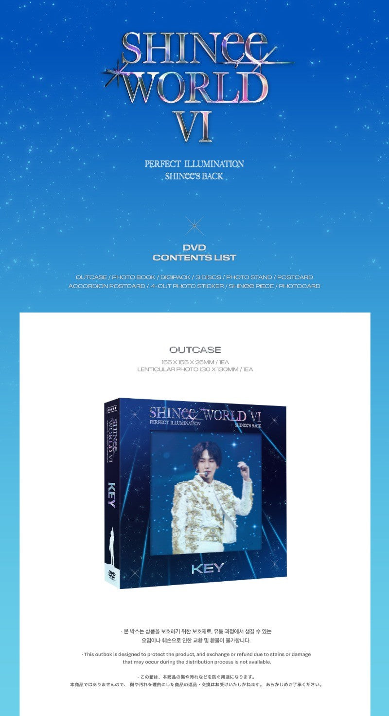 SHINee – SHINee WORLD VI [PERFECT ILLUMINATION : SHINee’S BACK] DVD