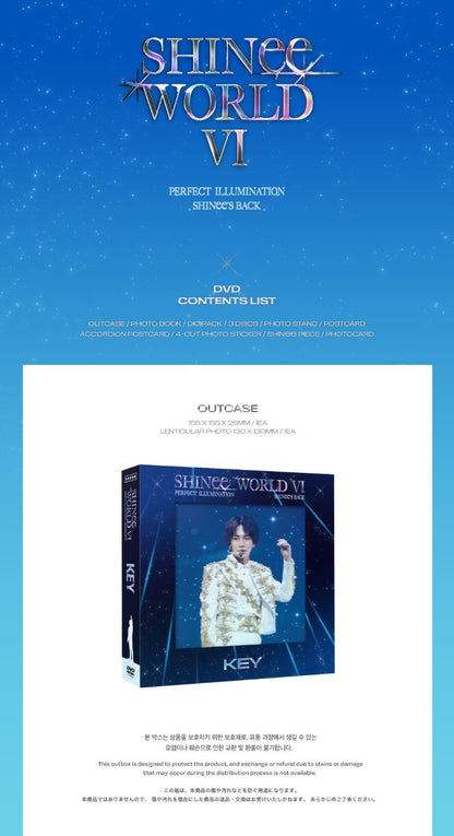 SHINee – SHINee WORLD VI [PERFECT ILLUMINATION : SHINee’S BACK] DVD